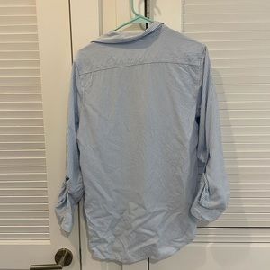 Aritzia long sleeve pin stripe shirt.